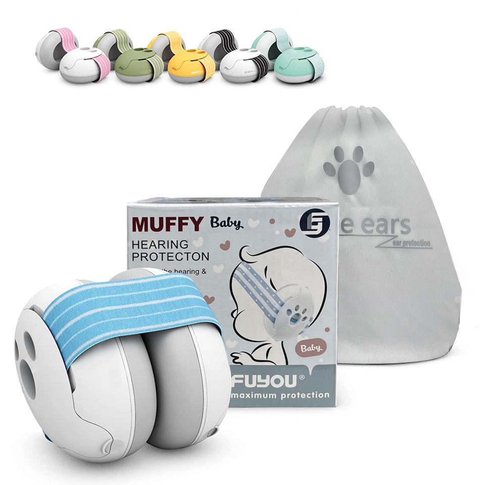 🇸🇬 [READY STOCK] Baby Sound Blocking Earmuffs Hearing Protection with ...