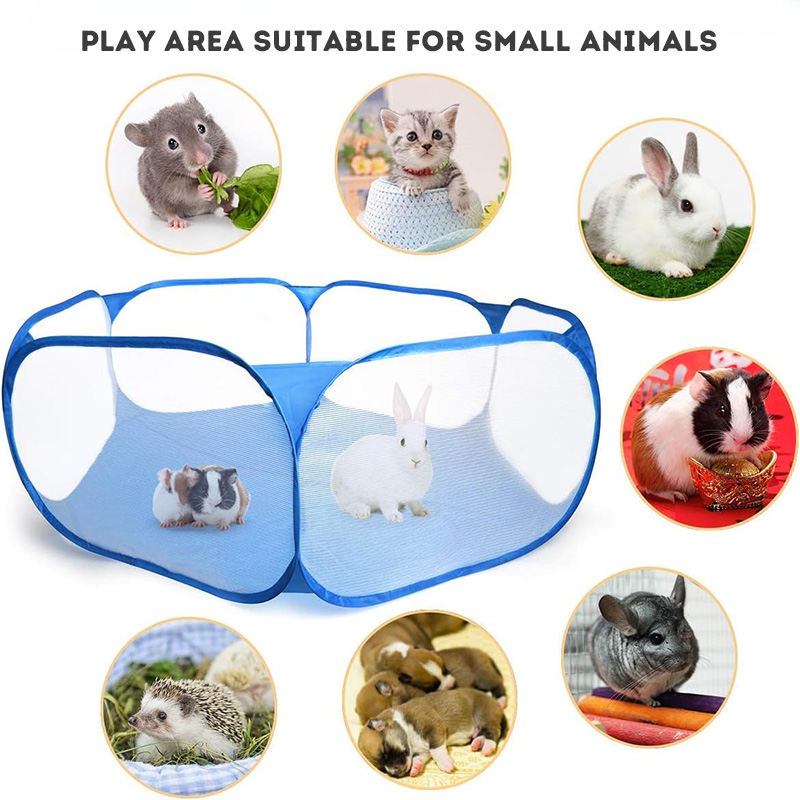 Pet Fence Foldable Portable Outdoor Indoor Escape Prevention Guinea ...