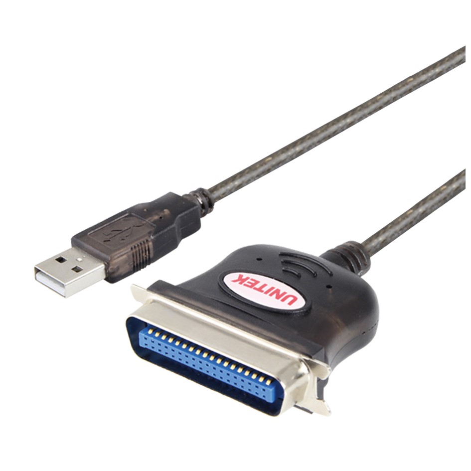 USB to Parallel adapter (CN36M) 1.5Meter Black / Printer Cable / Unitek ...