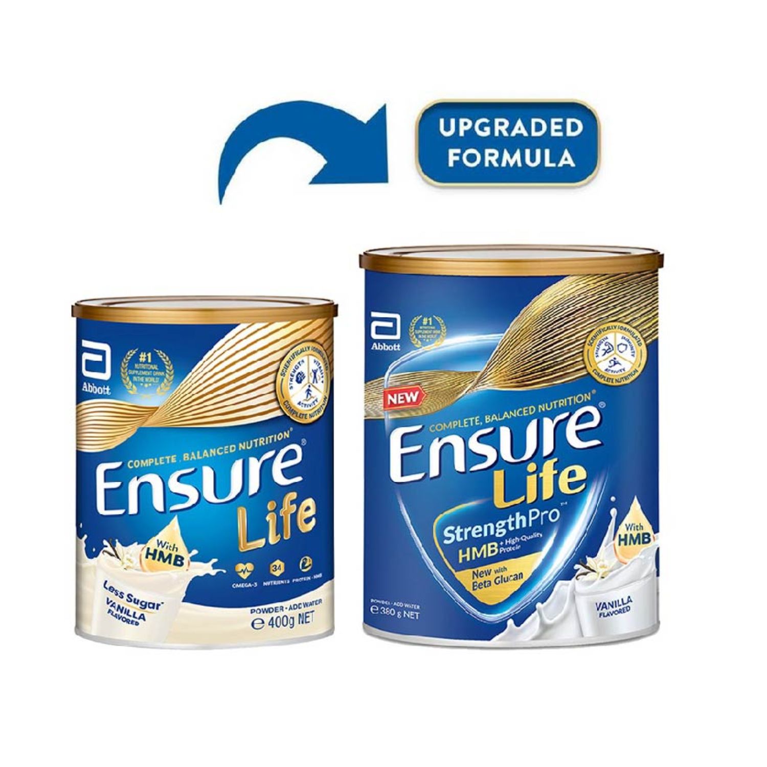 ENSURE Life Hmb Strength Pro Vanilla (Supports Muscle Tissue And Growth ...