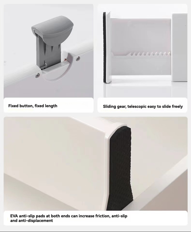 Adjustable Drawer Divider Extendable Partition for Clothes Wardrobe ...