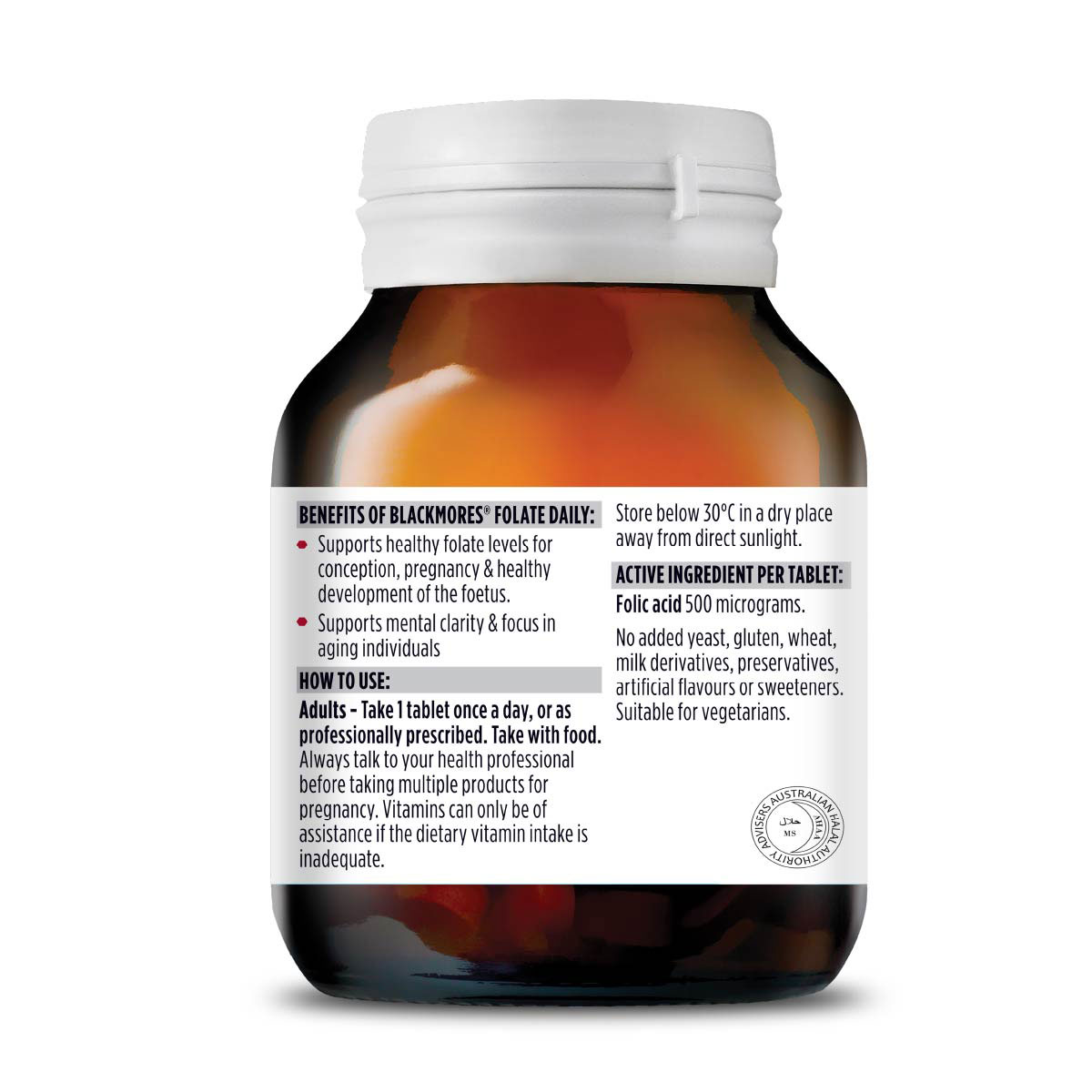 Blackmores Folate Daily, 90 Tabs | Shopee Singapore