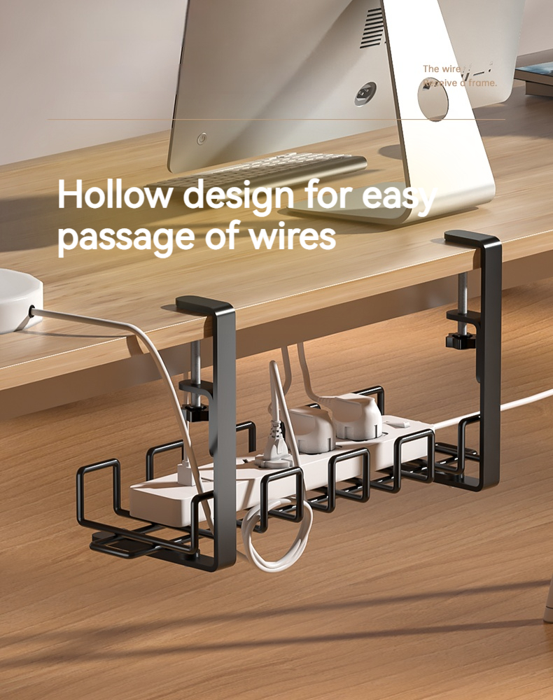 Under Desk Cable Organizer ,Under The Table Wire Management Rack ,36/40 ...