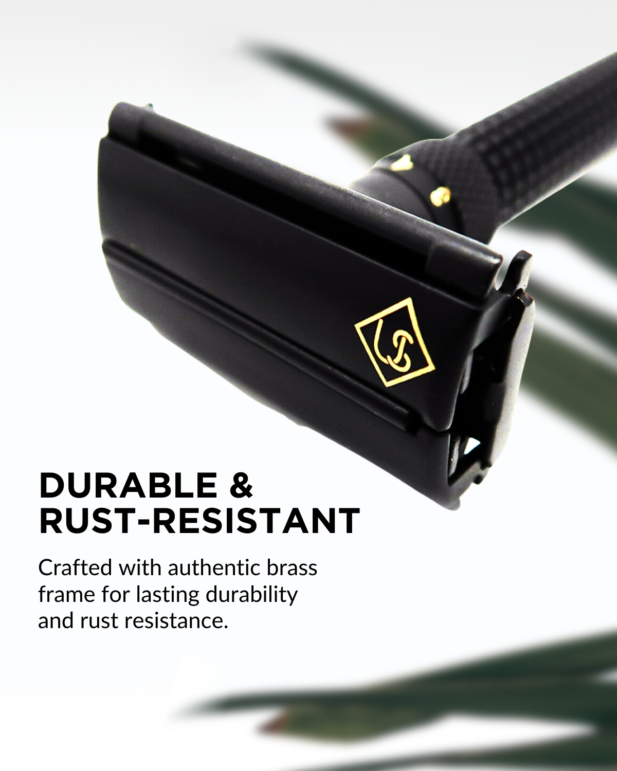 Ubersuave Eco-Razor Matte Black Adjustable Butterfly Open Double Edge ...