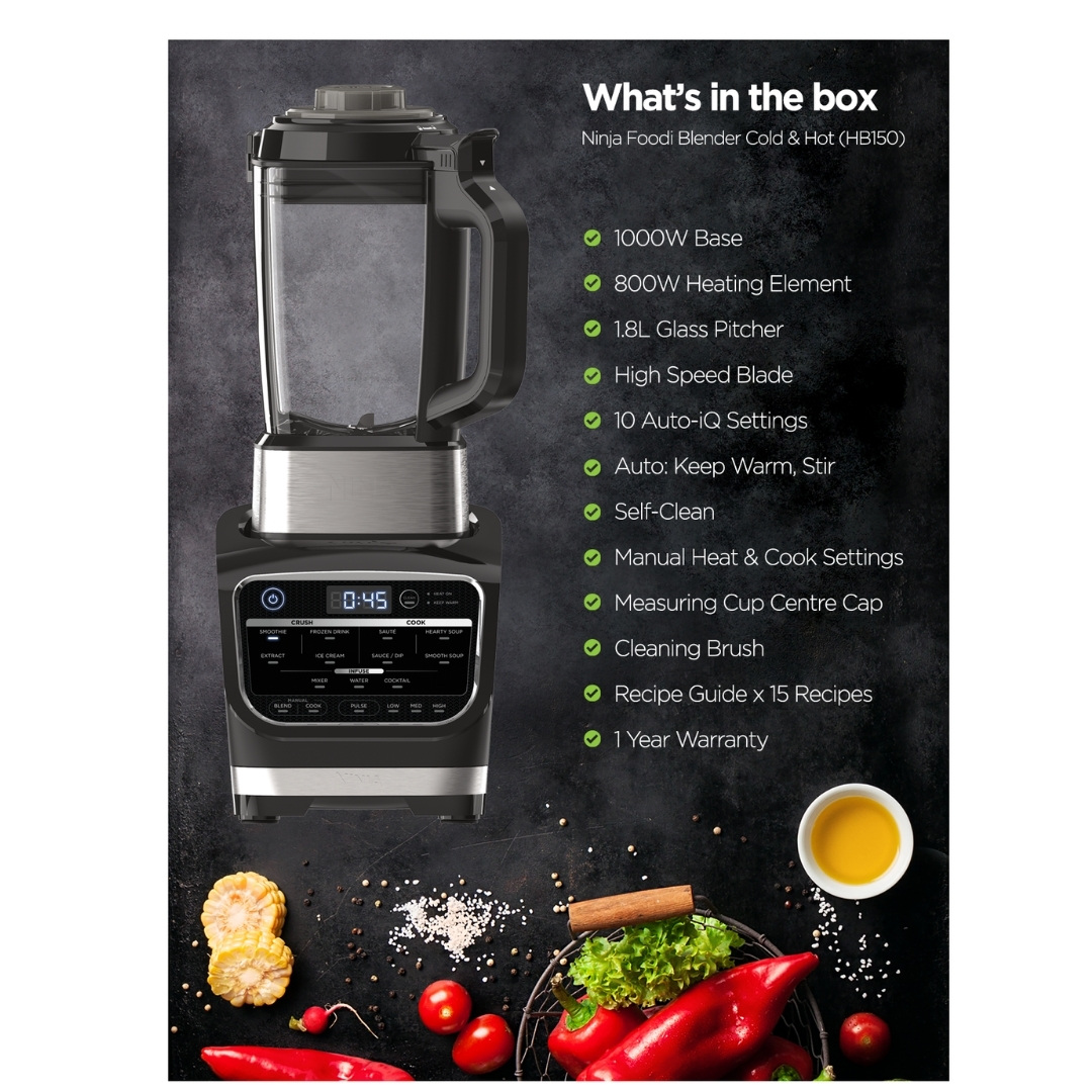 Ninja Foodi Blender Cold & Hot (HB150) – Shark Ninja Singapore