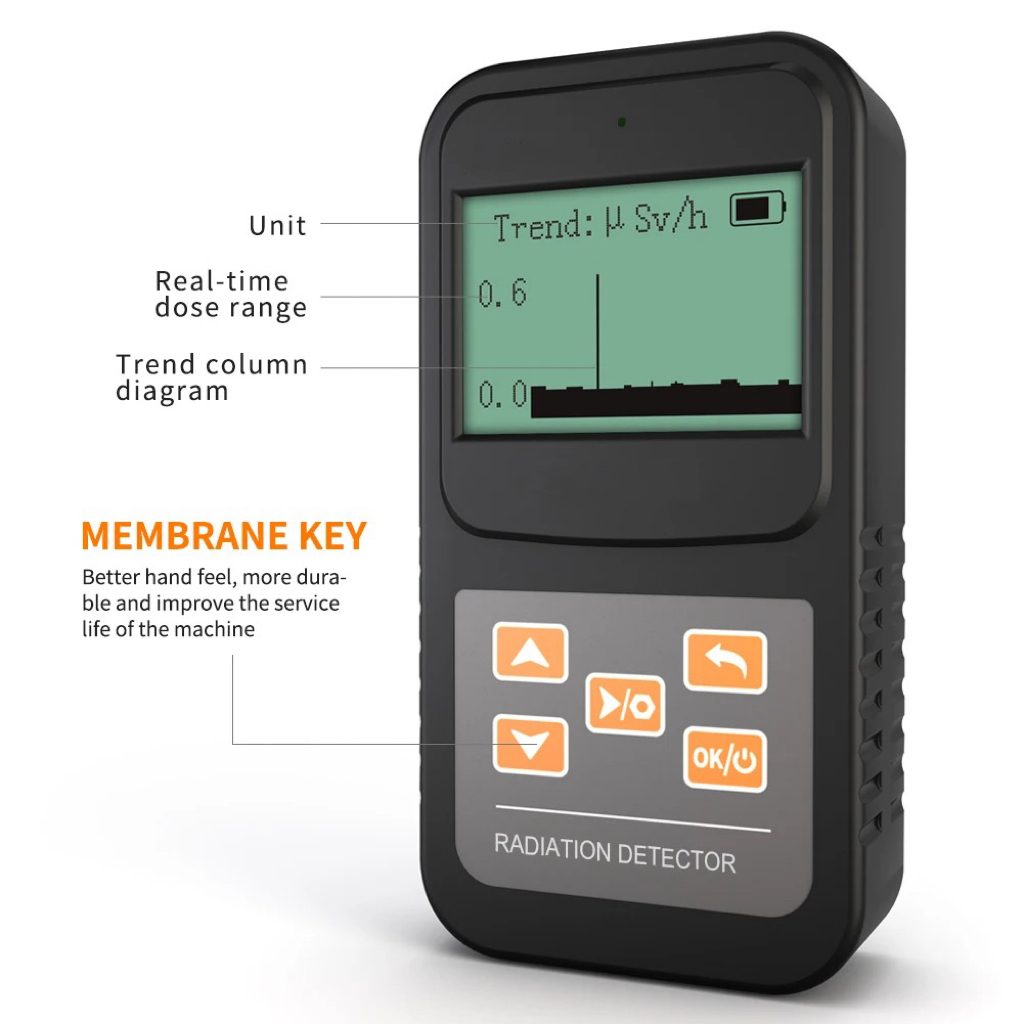 SG Ready Stock Nuclear Radiation Detector Geiger Counter X-ray Beta ...