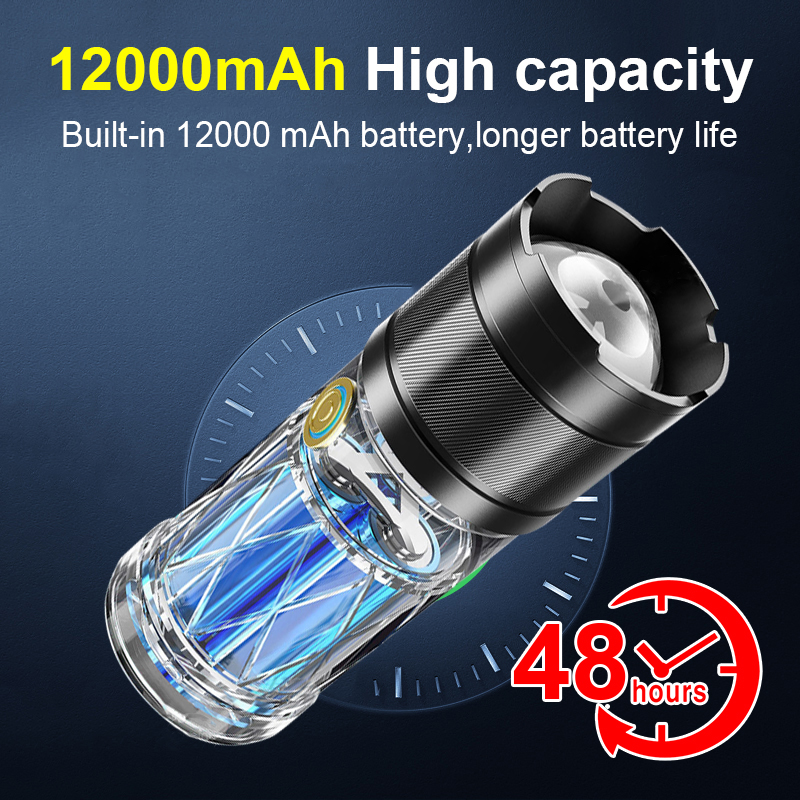 Super Outdoor Flashlight G48 LED Torch Light Super bright Flashlight ...