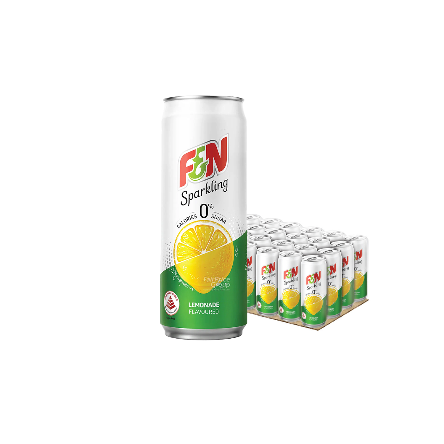F&N Sparkling Zero Can (325ml x 24) - Lemonade | Shopee Singapore