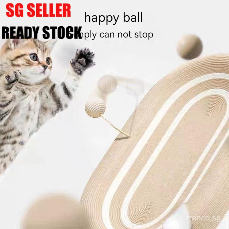 [SG Seller] Full Sisal Big Cat Scratch Board Cat Nest Summer ...