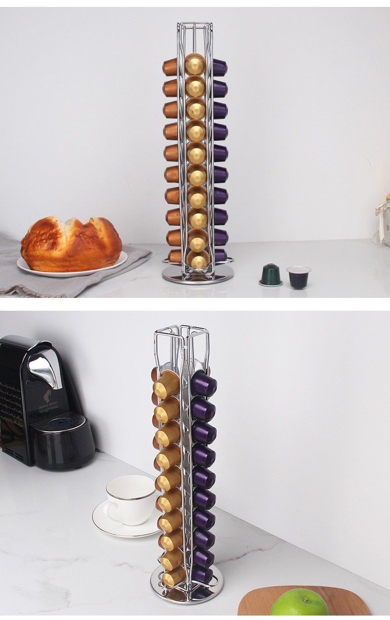 Specool® 40Pcs Nespresso/DolceGusto Capsule Coffee Storage Rack Coffee ...