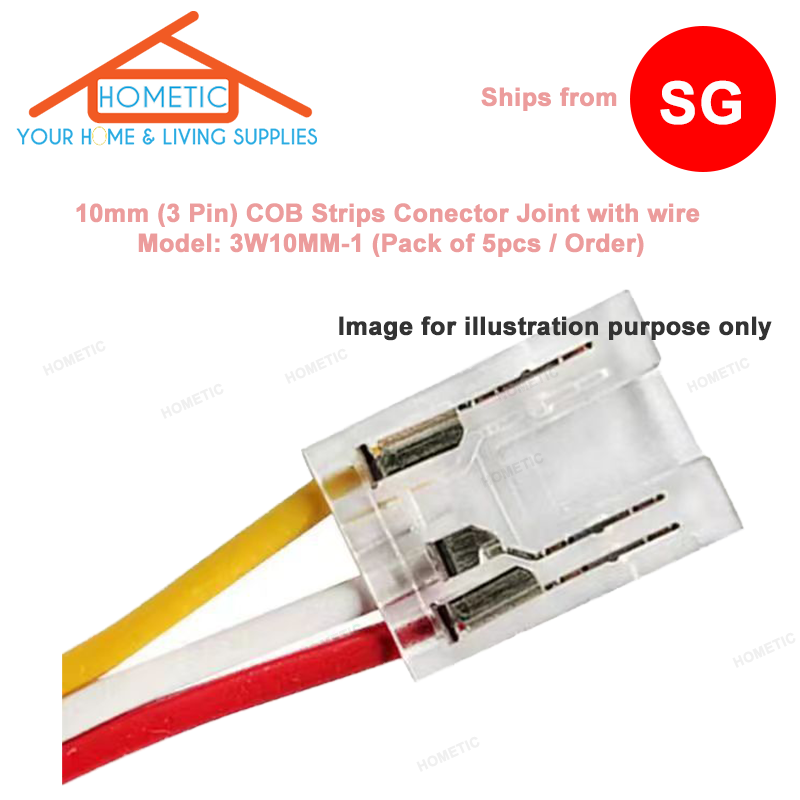Connector with wires 10mm 3color COB connectors | Shopee Singapore