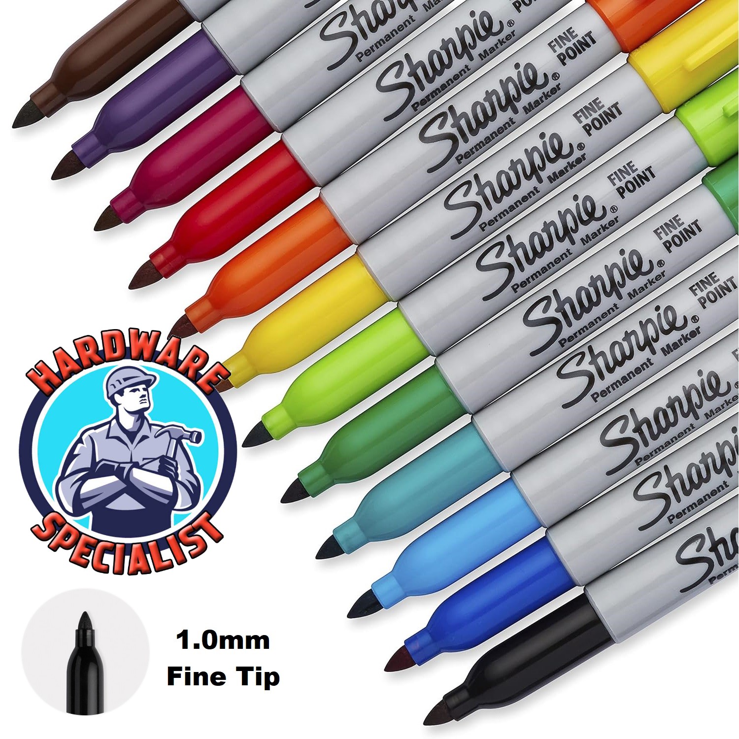 Sharpie Fine Point Assorted Colours Permanent Markers | Shopee Singapore