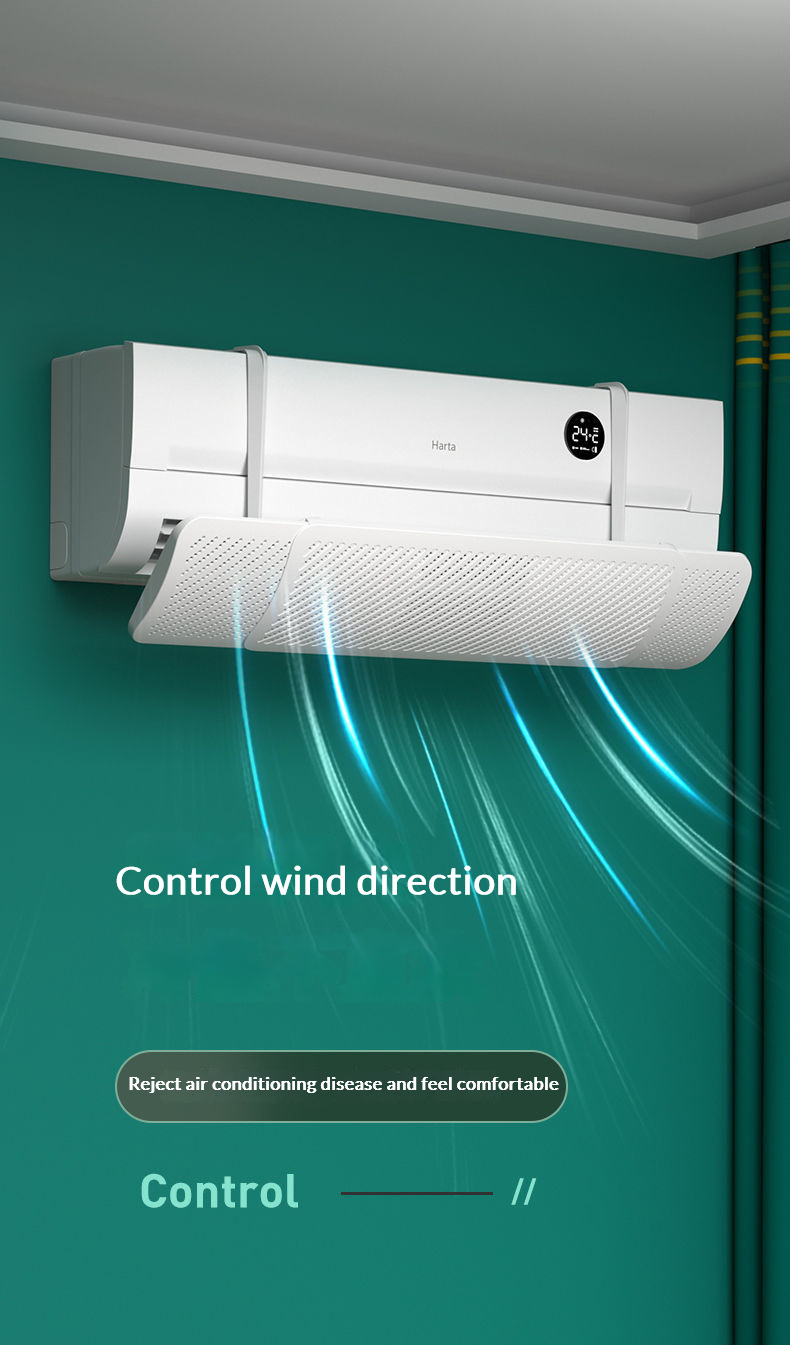 🇸🇬【SG stock】Retractable Air Conditioner Wind Shield Aircon Wind ...