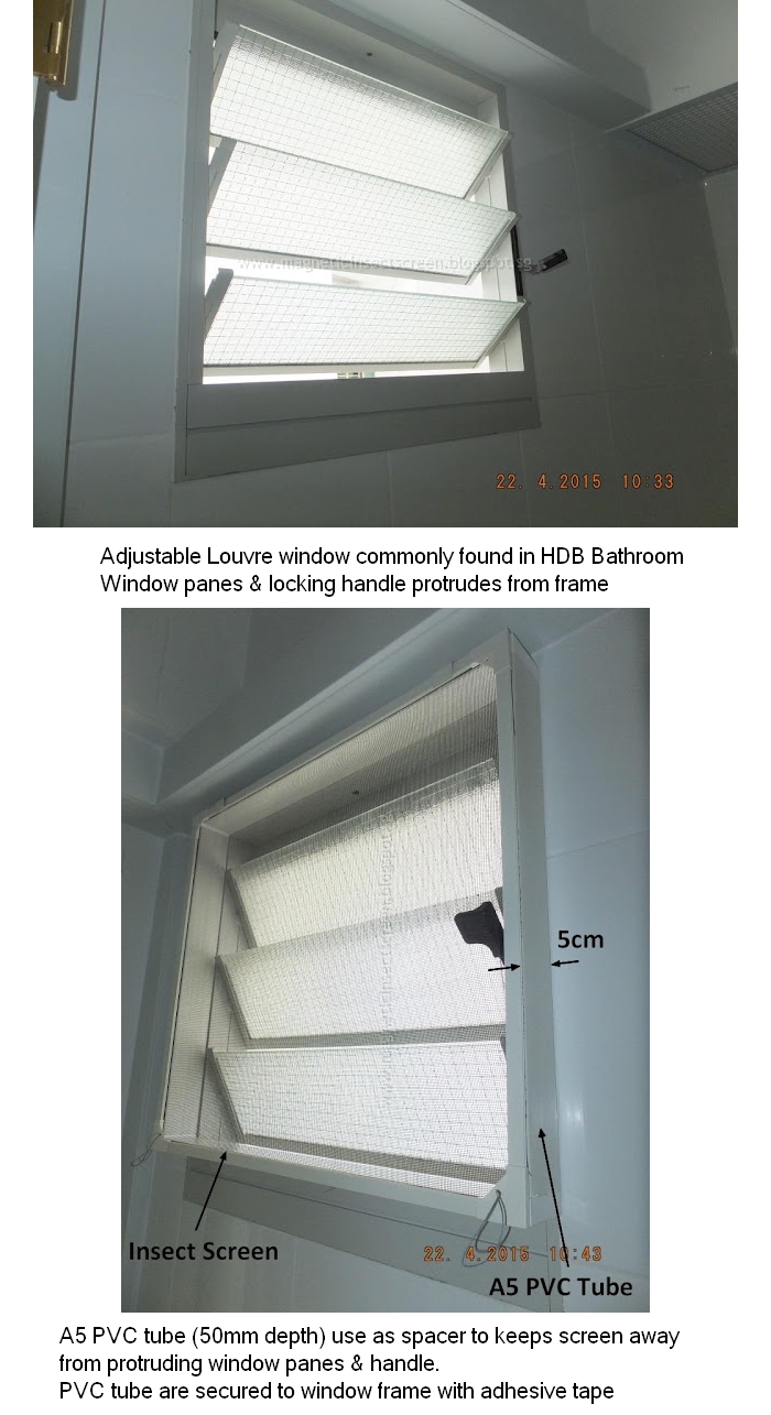 DIY Magnetic Mosquito / Insect Screen Kit With A5 (50mm) PVC Tube For ...