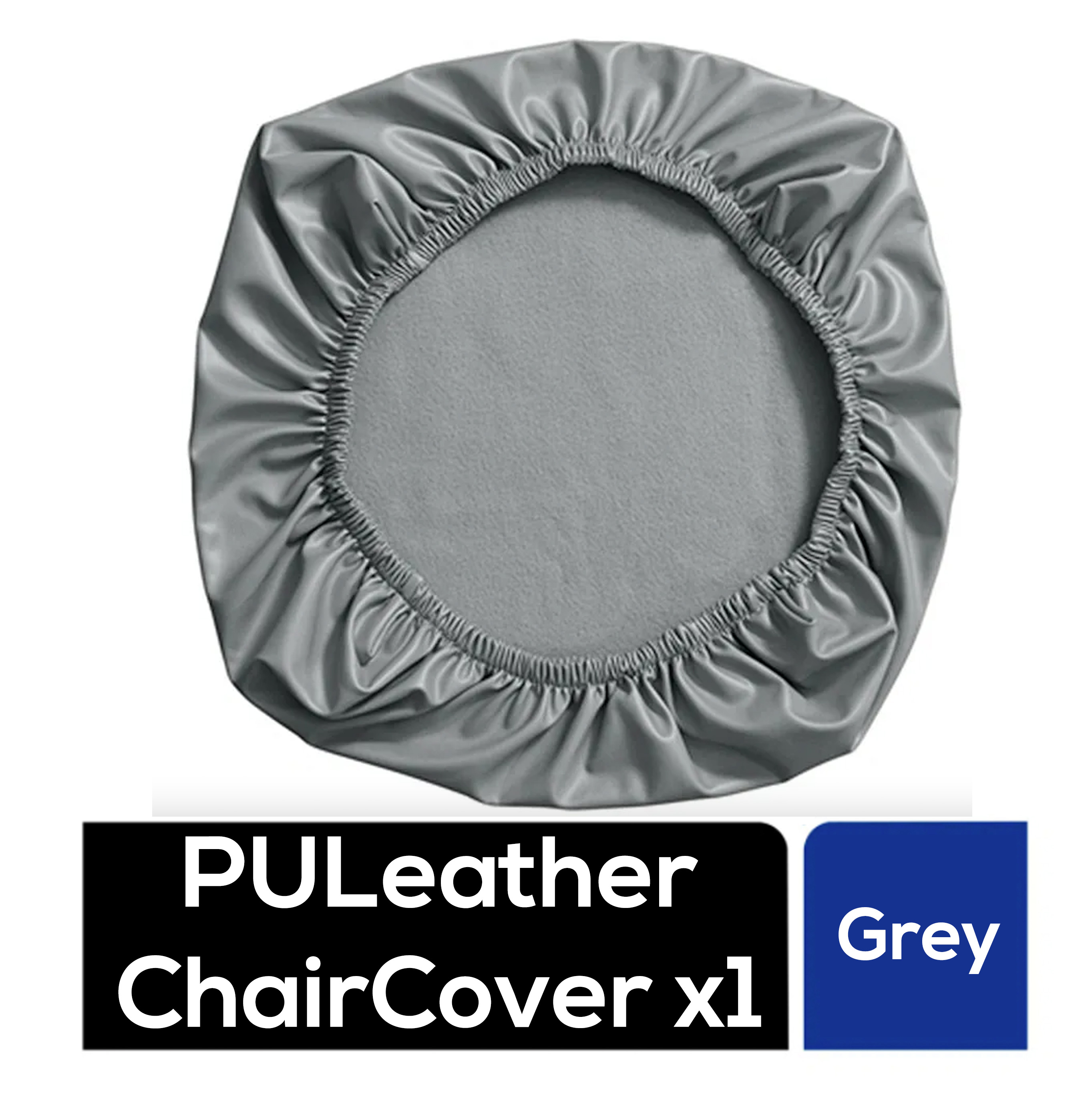 Waterproof Office Chair Seat Cover PU Leather Chair Seat Cover Elastic