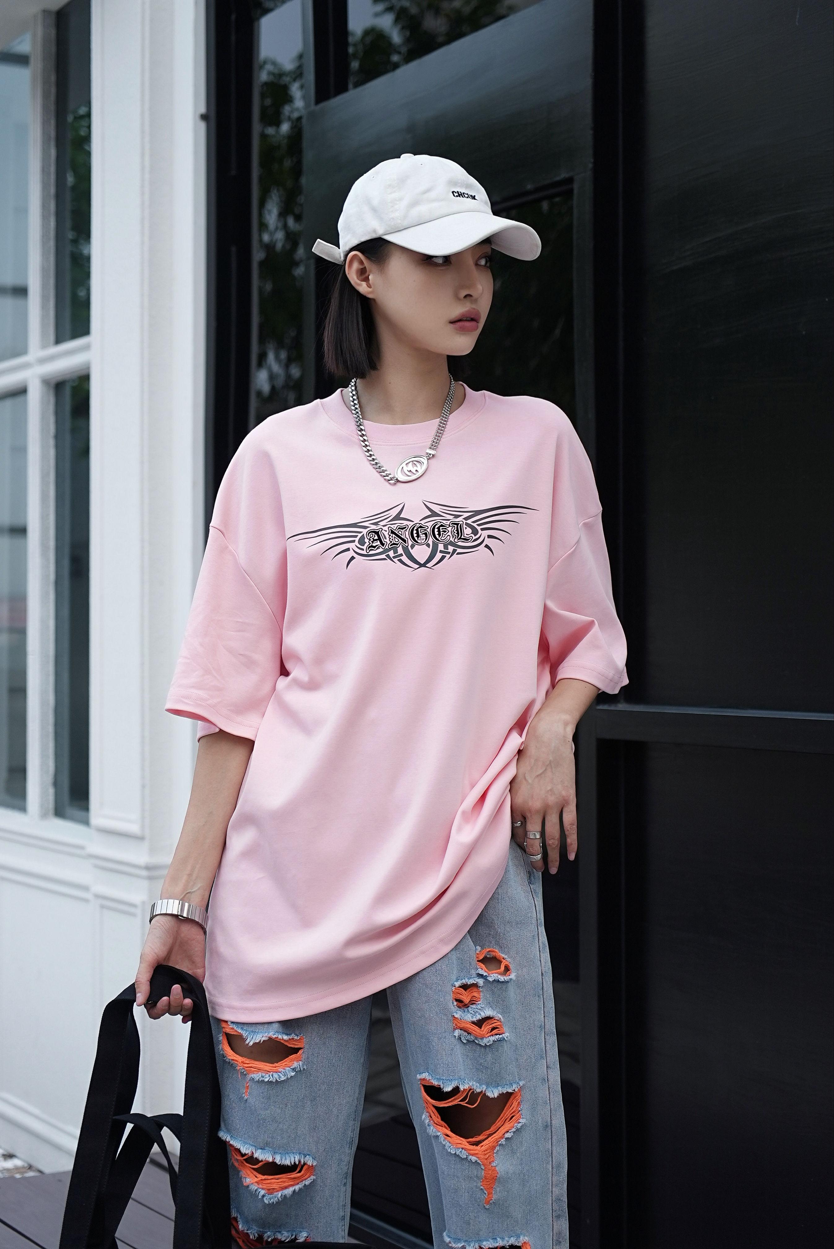 Sozo-one ] Korean Style Streetwear Cool Angel Wings