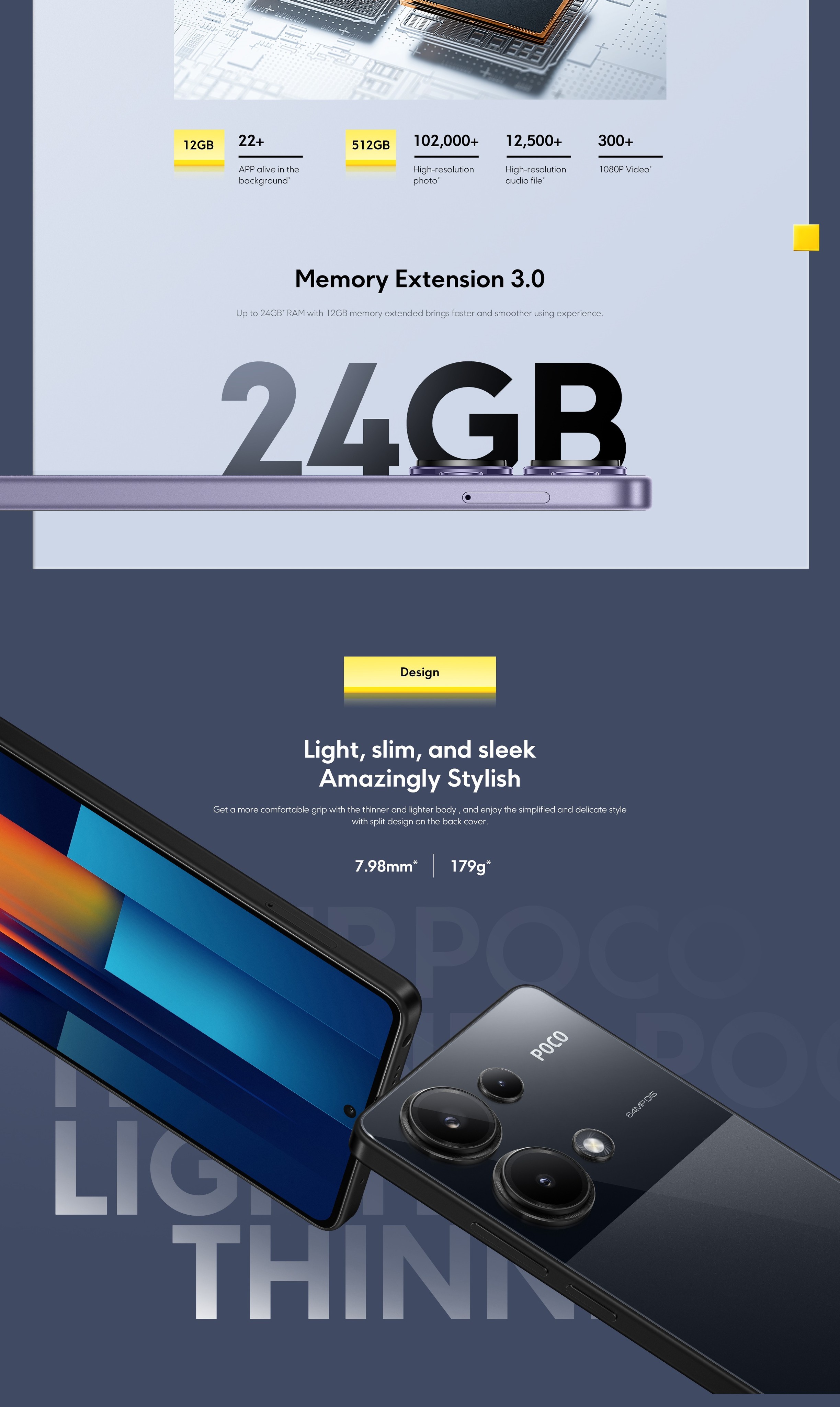 POCO M6 Pro powered by Helio G99-Ultra 8+256G/12+512G Global Version in ...