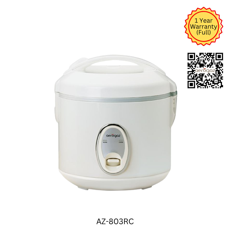 Aerogaz 0.8L Mini Rice Cooker (Attached Cover) (1 to 2 Pax) AZ-803RC ...