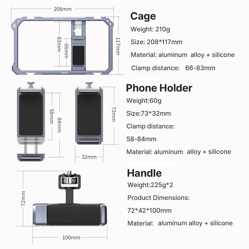 Ulanzi Metal Cage Rig for Smartphone | Shopee Singapore