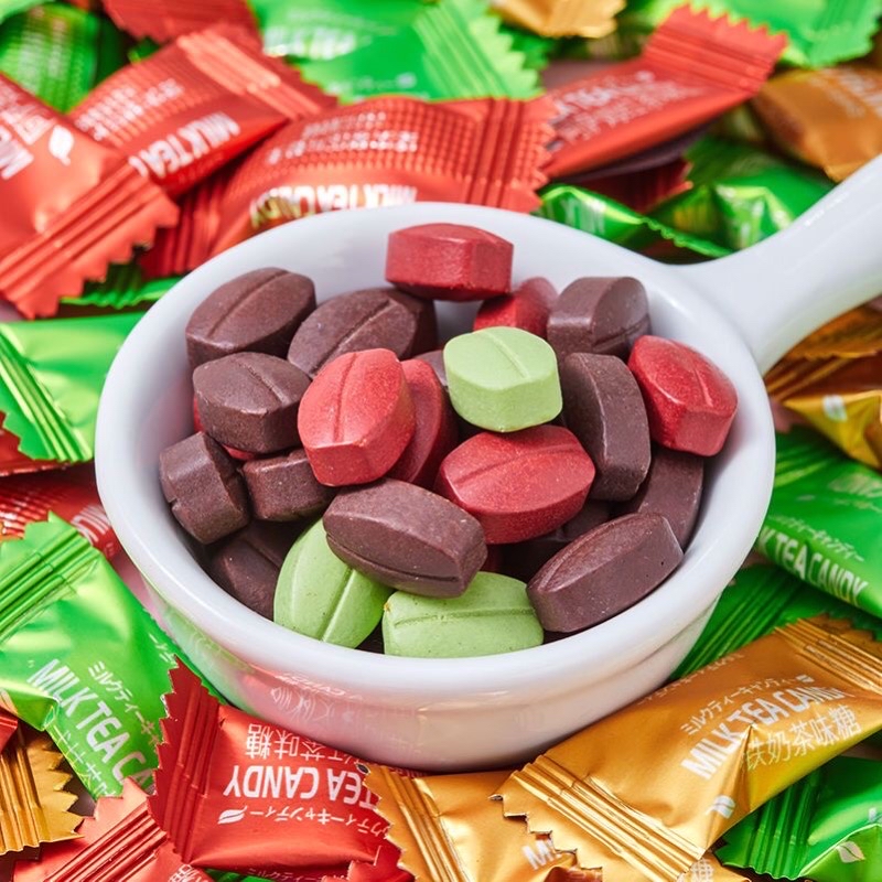 [Sg Ready Stocks] Milk Tea Candy Mixed Matcha Latte Assam Tea 100g ...