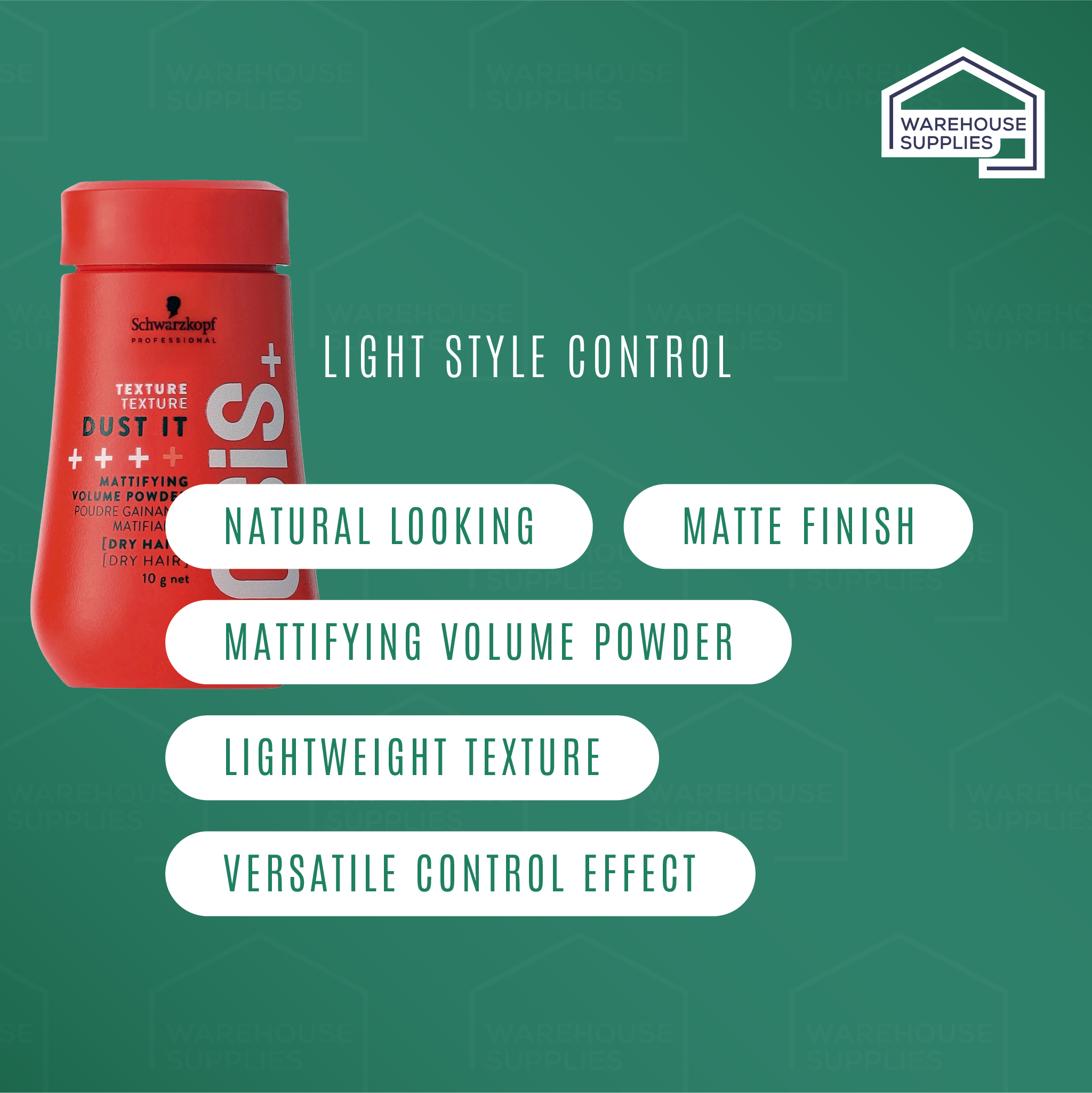 Schwarzkopf Osis Dust It Mattifying Volume Powder 10G Dustit Styling ...
