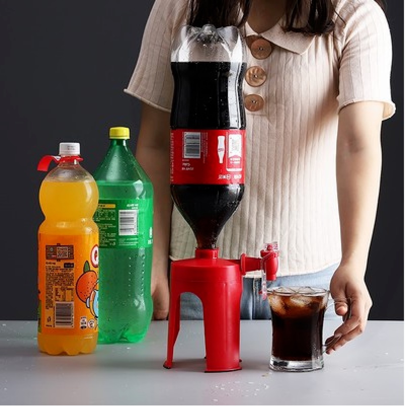 [Singapore Seller]Coke Bottle Inverted Water Dispenser Beverage Soda ...
