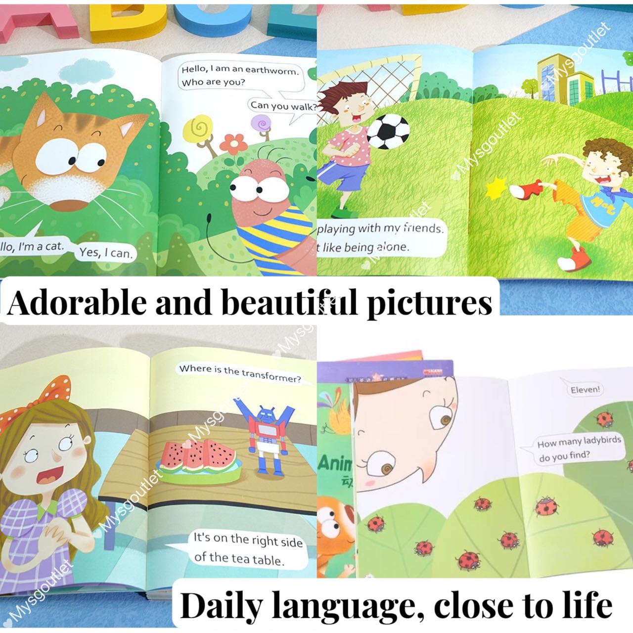 SG Stock 24 Pages Kids Early Reading Story Books English Chinese Story ...