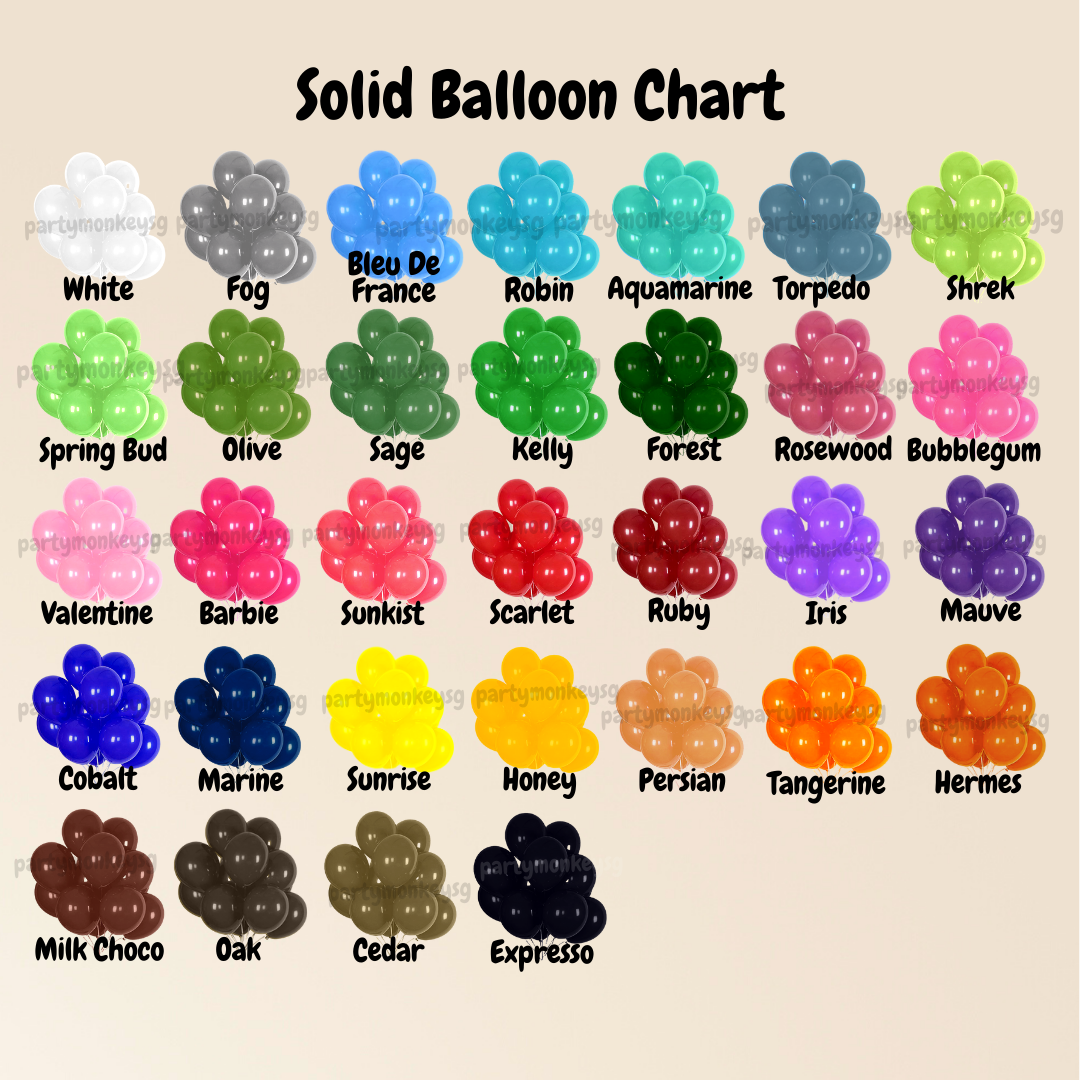 [SG Seller] 5 Inch Mini Small Balloon for Party Decoration Happy ...