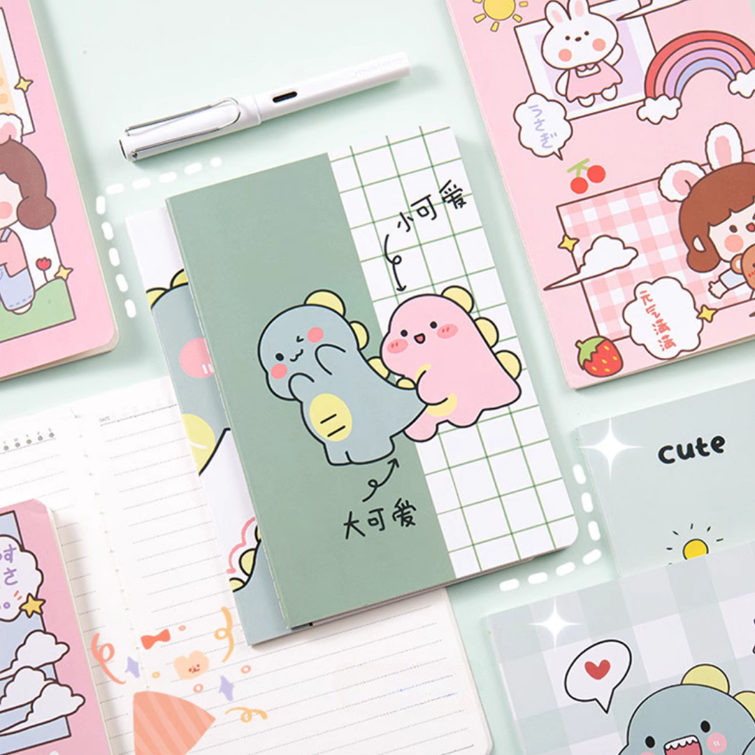 mixshop A5 Cartoon Notebook, Student Cut Notebook, Office Stationary ...