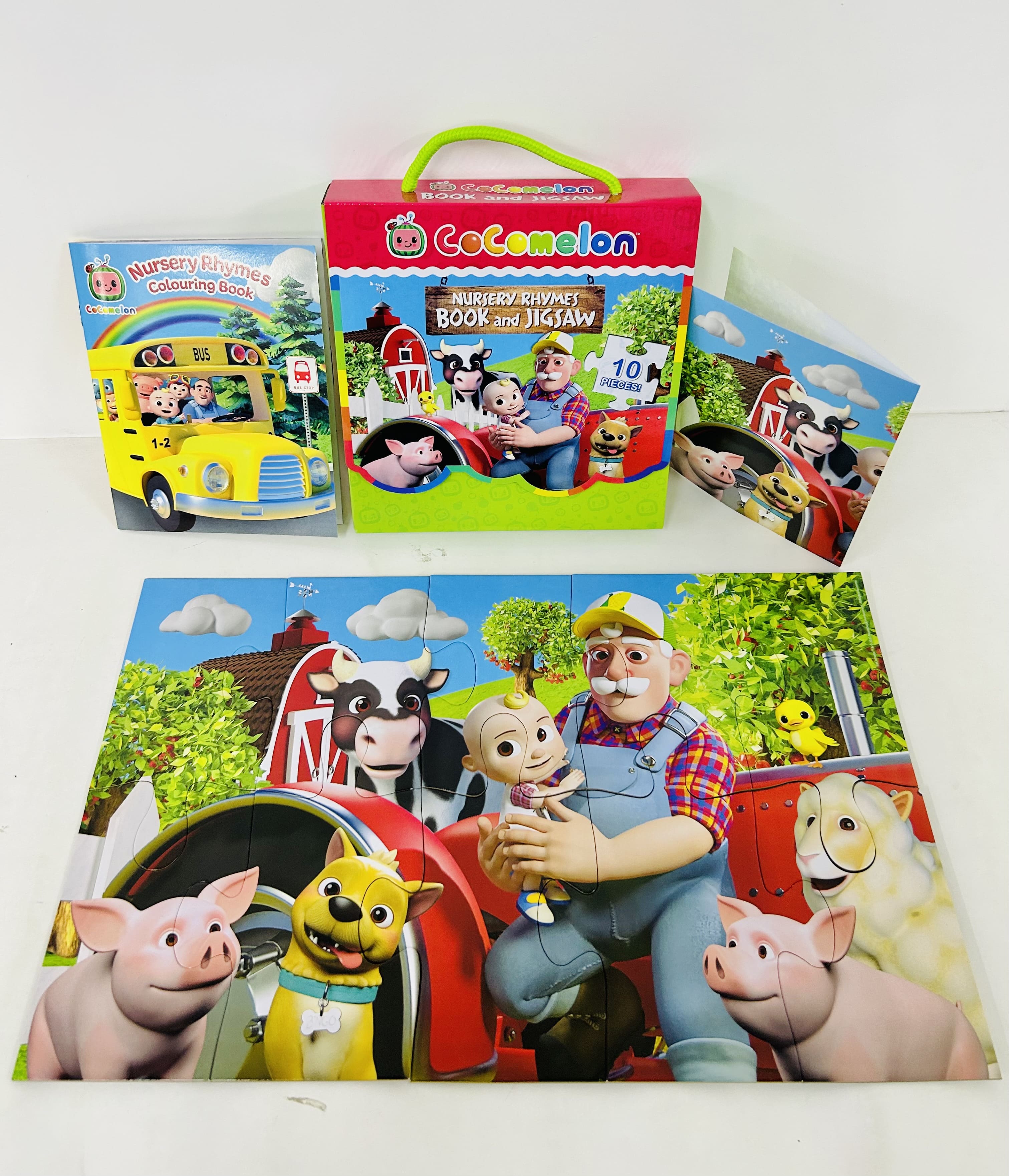 Cocomelon Book & Jigsaw Box Set For Kids With Nursery Rhymes ...