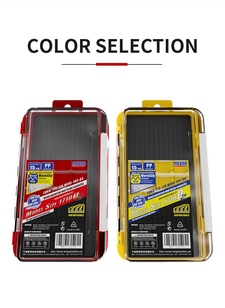 Mebao MBF Series Double Sided Lure Bait Box Fishing Tackle Tool Travel ...