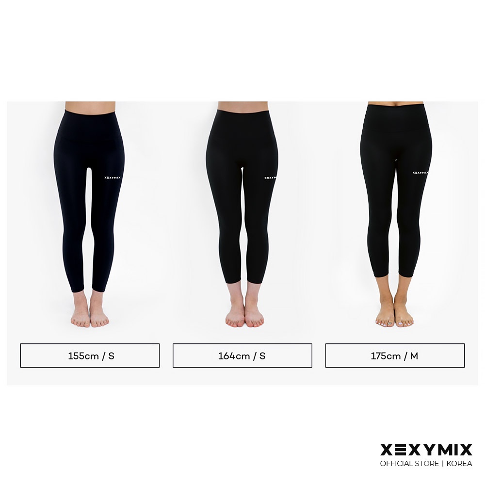 XEXYMIX Black Label Signature 360N Capri ,7/8 Length, sportwear, leggings,  summer (10Colors)