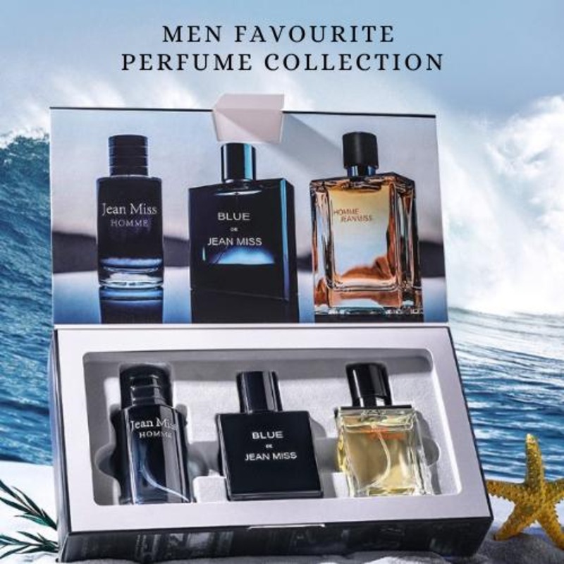 【SG Stock】30ml × 3 Men Gift Set Collection Perfume Body Spray Cologne ...