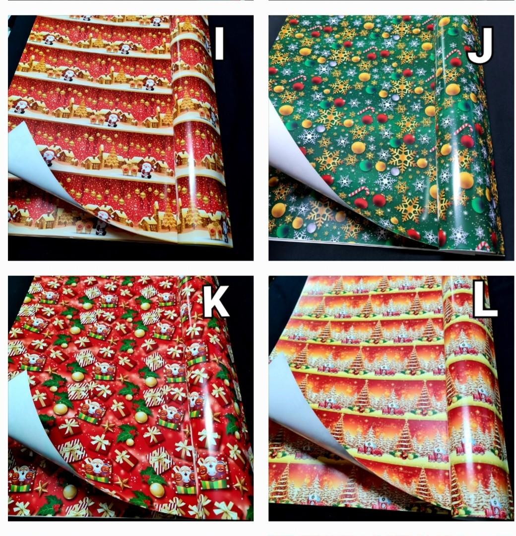 [5 Sheets Bundle] [WRP 12] Wrapping Paper | Gift Wrapper | Christmas ...