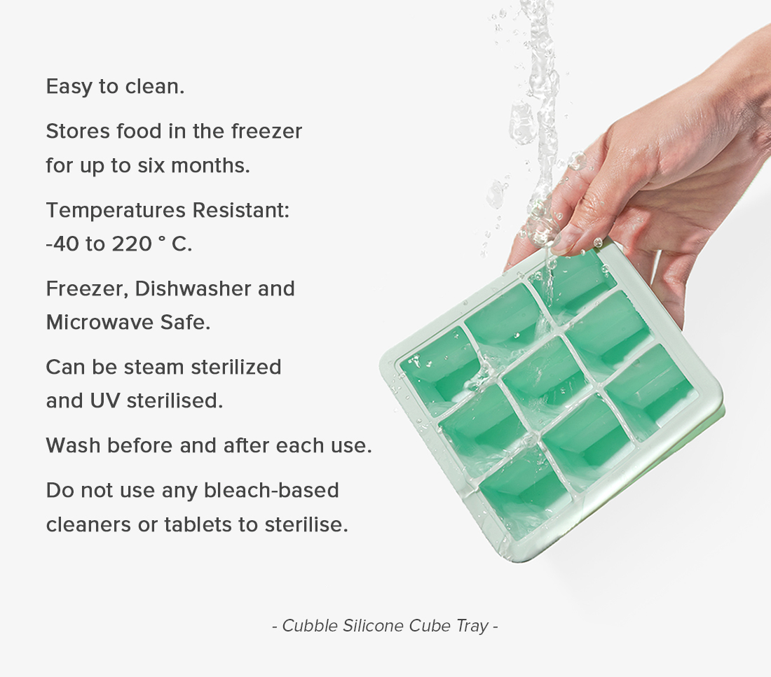 Cubble Silicone Cube Tray 9 x 30ml / 6 x 60ml / 4 x 90ml (2 Colors ...