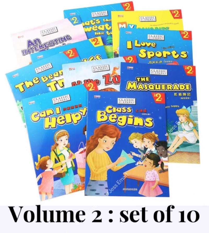 SG Stock Kids Story Book Early Learning Reading Book Chinese English ...