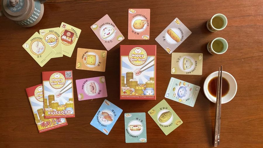 Mercat Games Happy Dim Sum Card Game for Kids, Adults, Friends and ...