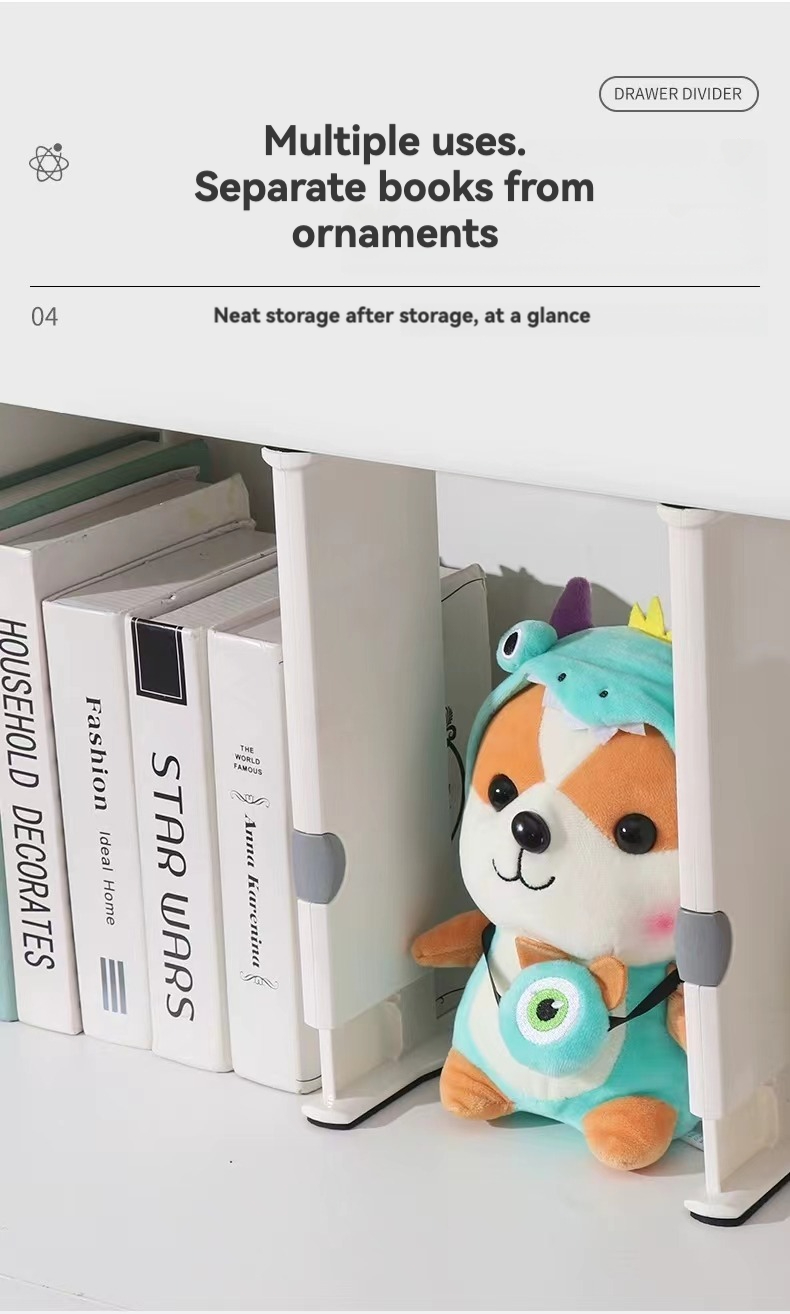 Adjustable Drawer Divider Extendable Partition for Clothes Wardrobe ...