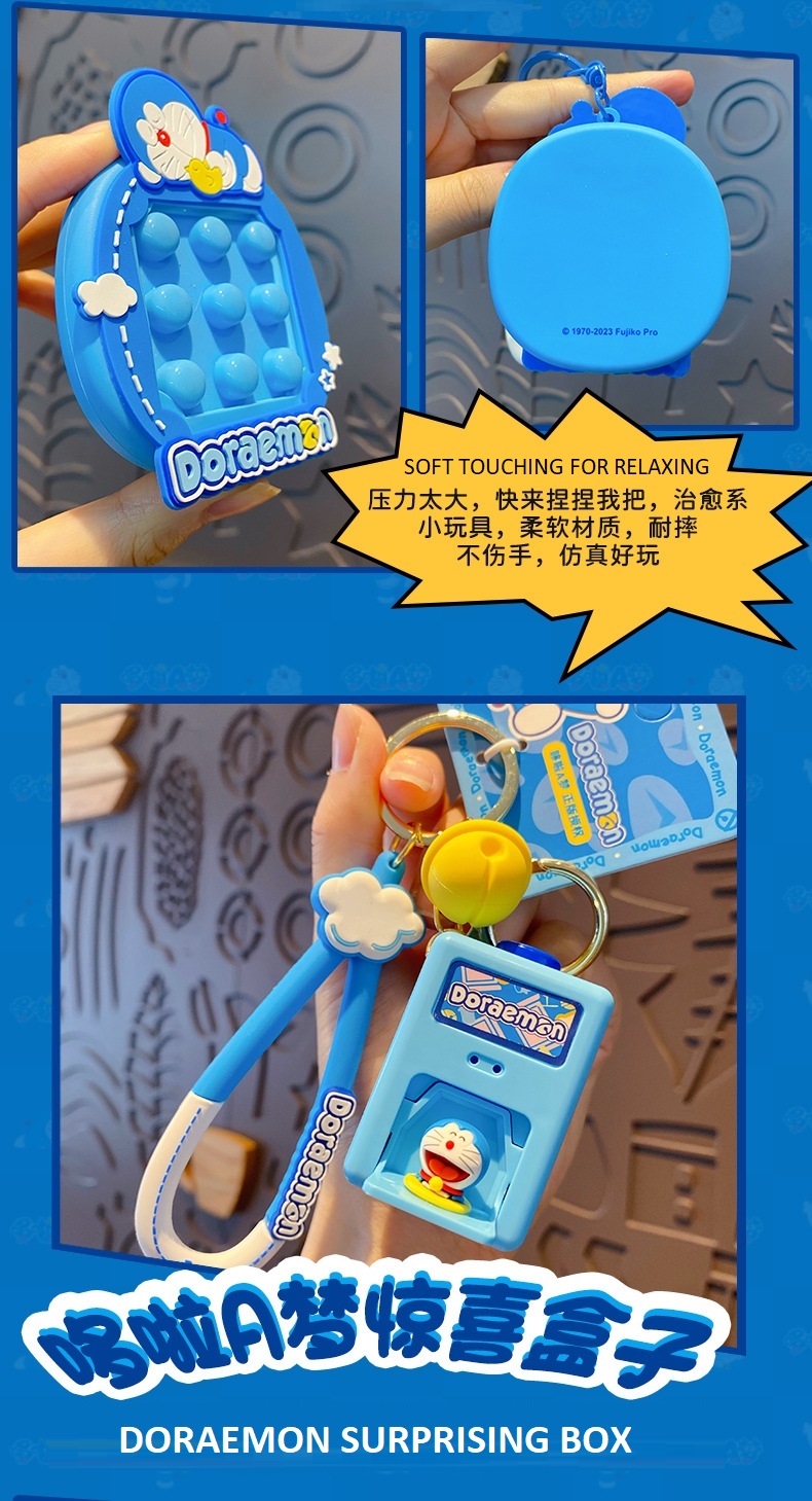 [SG Stock] Doraemon Keychain Projector Calculator Destress Cute ...