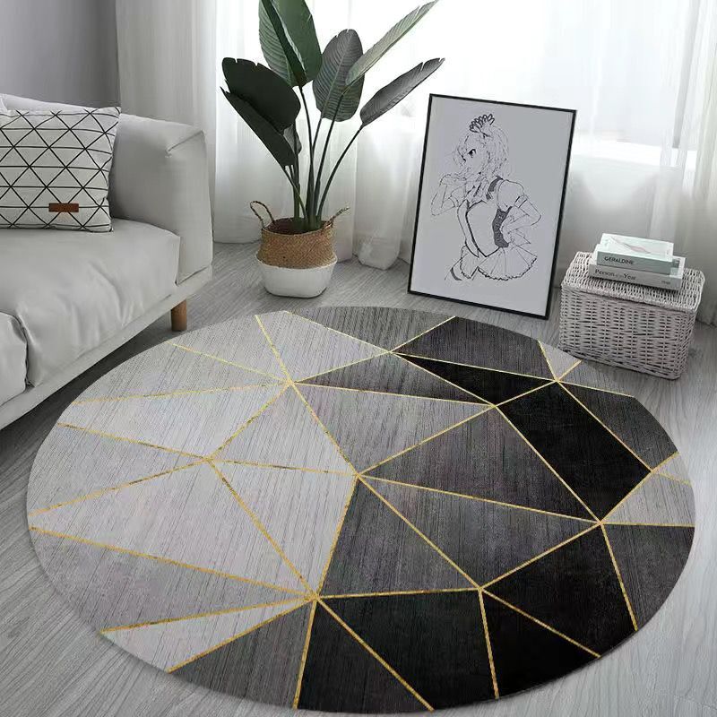 SG STOCK*80-160cm Round Carpet Floor Mat Rugs Nordic Carpet Mats Carpet ...