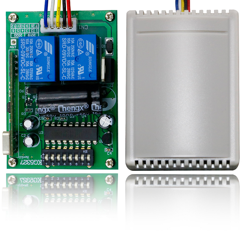 AUTOGATE Receiver for 433MHz/330MHz Frequency 8 DIP Switch [Order Model ...