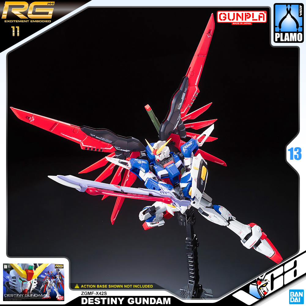 ⭐️ BANDAI GUNPLA REAL GRADE RG 1/144 ZGMF-X42S DESTINY GUNDAM PLASTIC ...
