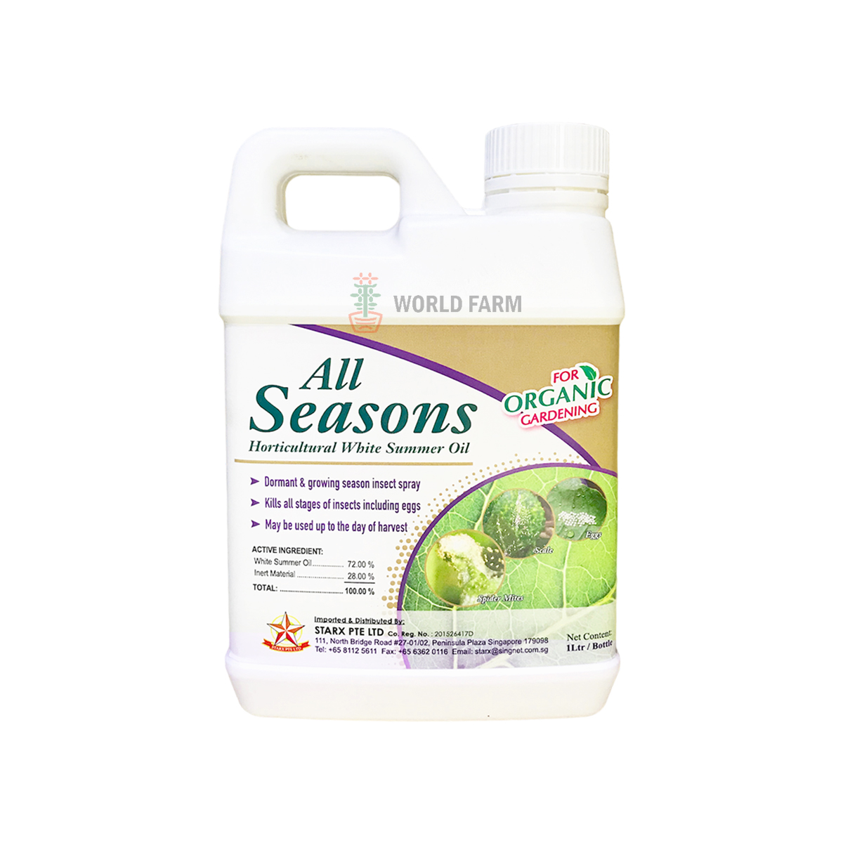 All Seasons Horticultural White Summer Oil Garden Insecticide ...