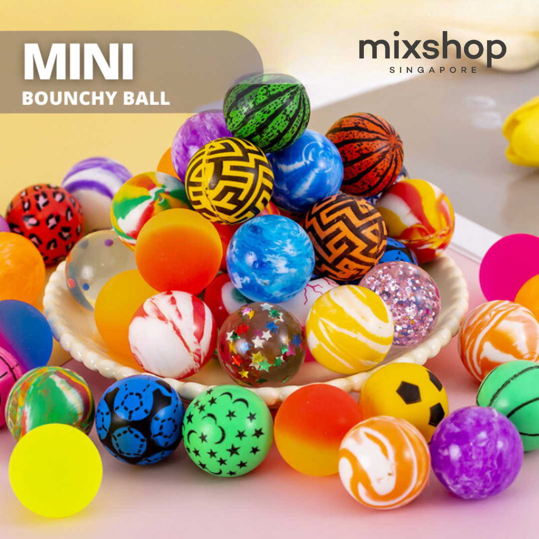Lot De 6 Jump Ball – Balles Rebondissantes 7 Cm En PU Ultra-Dense, Space Ball, Saut Élevé, Cadeau Pour Enfants Et Adultes