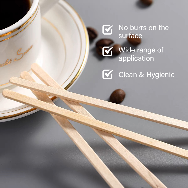 Wooden Stirrer Disposable Coffee Tea Mixer Coffee Stick Stir Sticks Ice ...