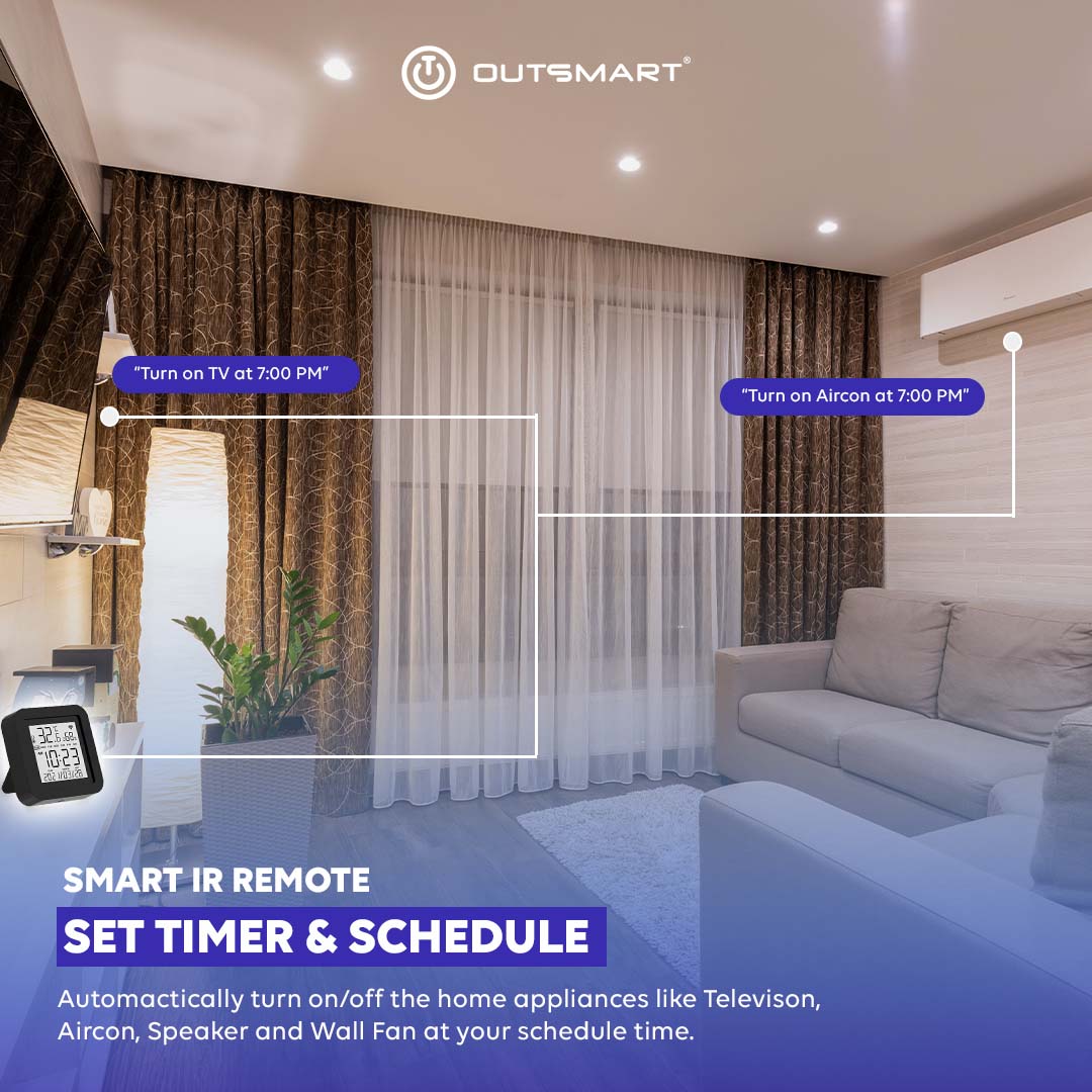 Outsmart WiFi Smart IR Remote-Infrared Remote with Temp & Humidity ...