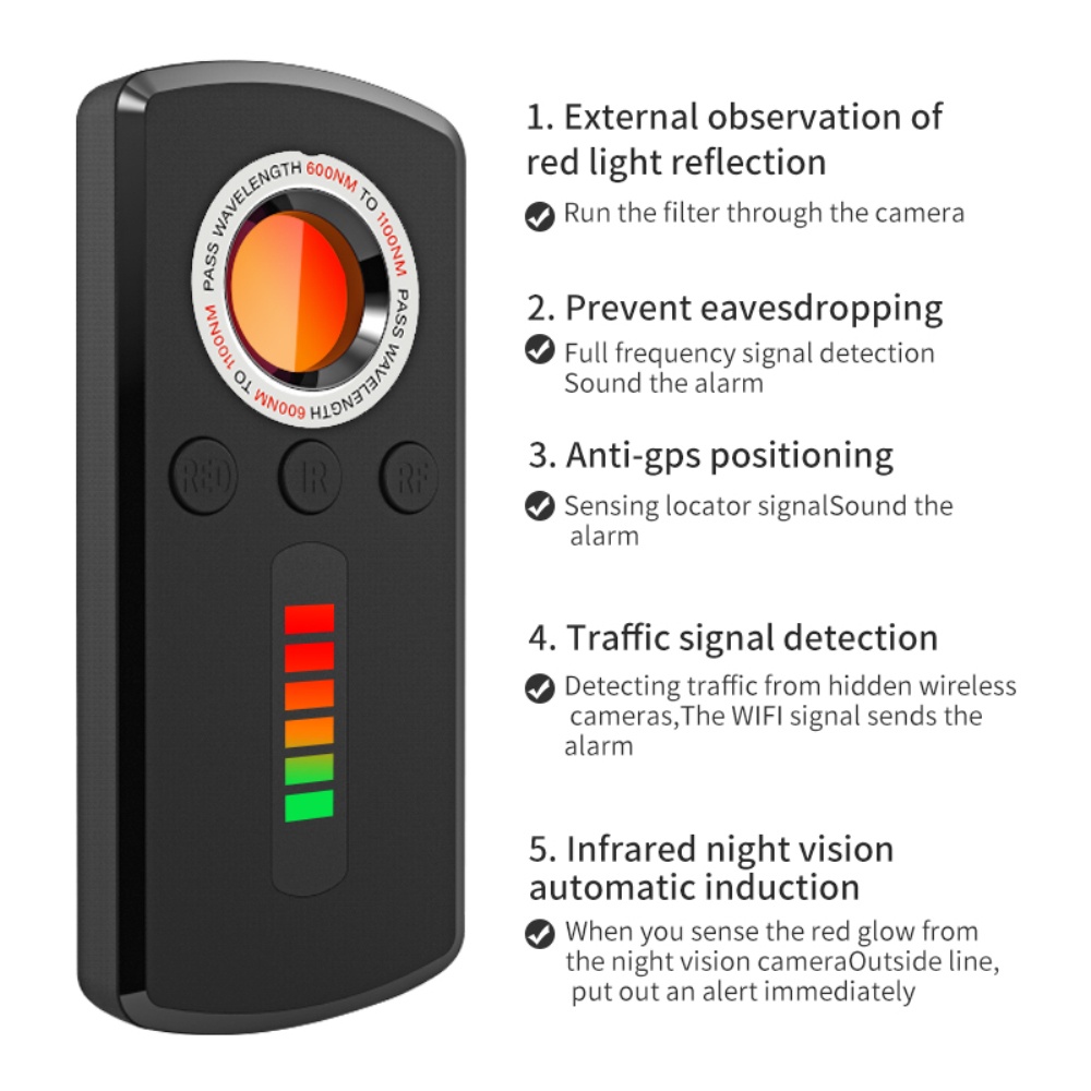 [SG] GPS Spy Hidden Camera Detector Anti Spy Detecto Monitoring Signal ...