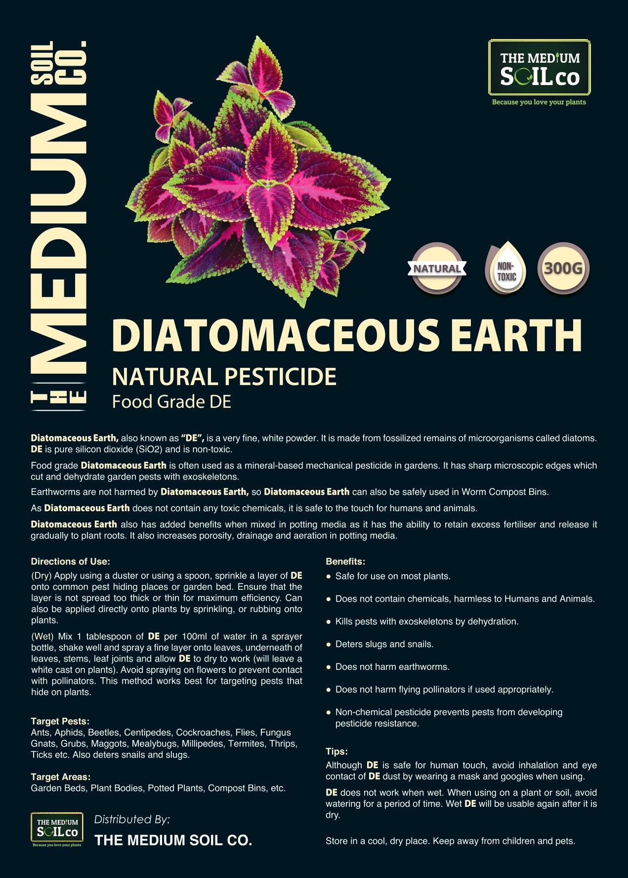 Diatomaceous Earth, Food Grade DE, Mechanical Insecticide / Pesticide ...