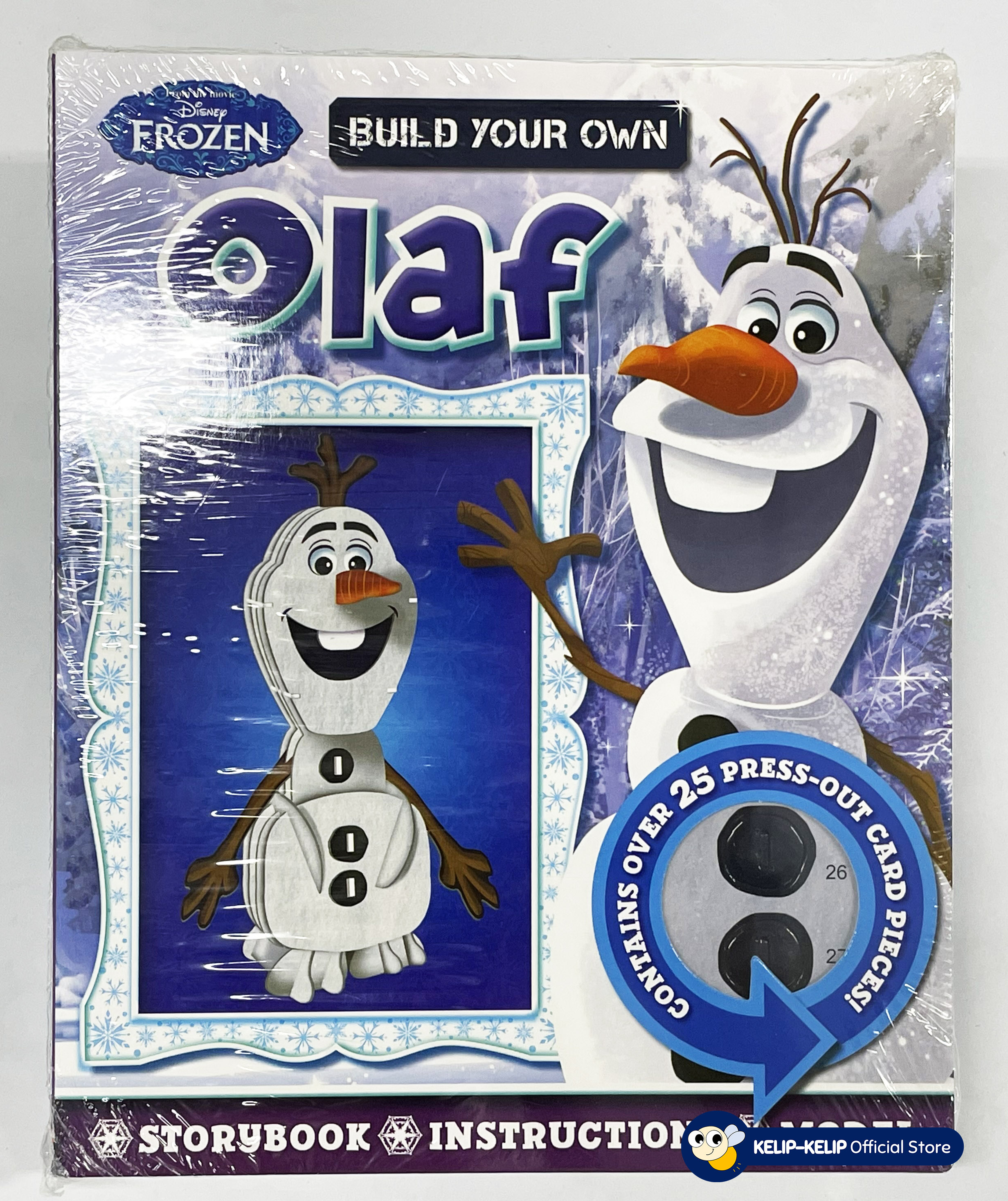Disney Frozen Activity Book & Craft with 25 Pc Olaf Model & Step by ...