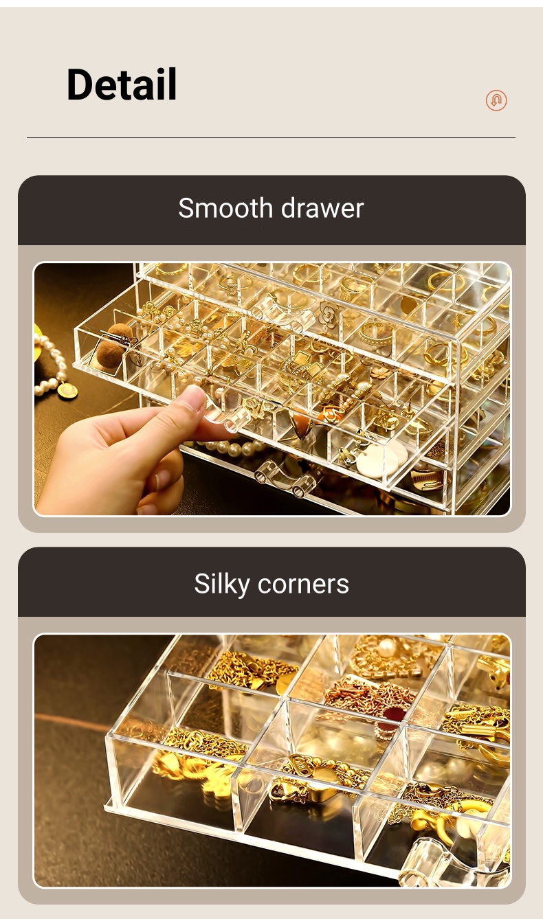 Maxvaluesg® 79 Grids Separated Earring Organizer Box Jewellery ...